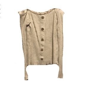 Creme off the shoulder top